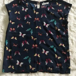 Butterfly shirt. Great for first day of school!!